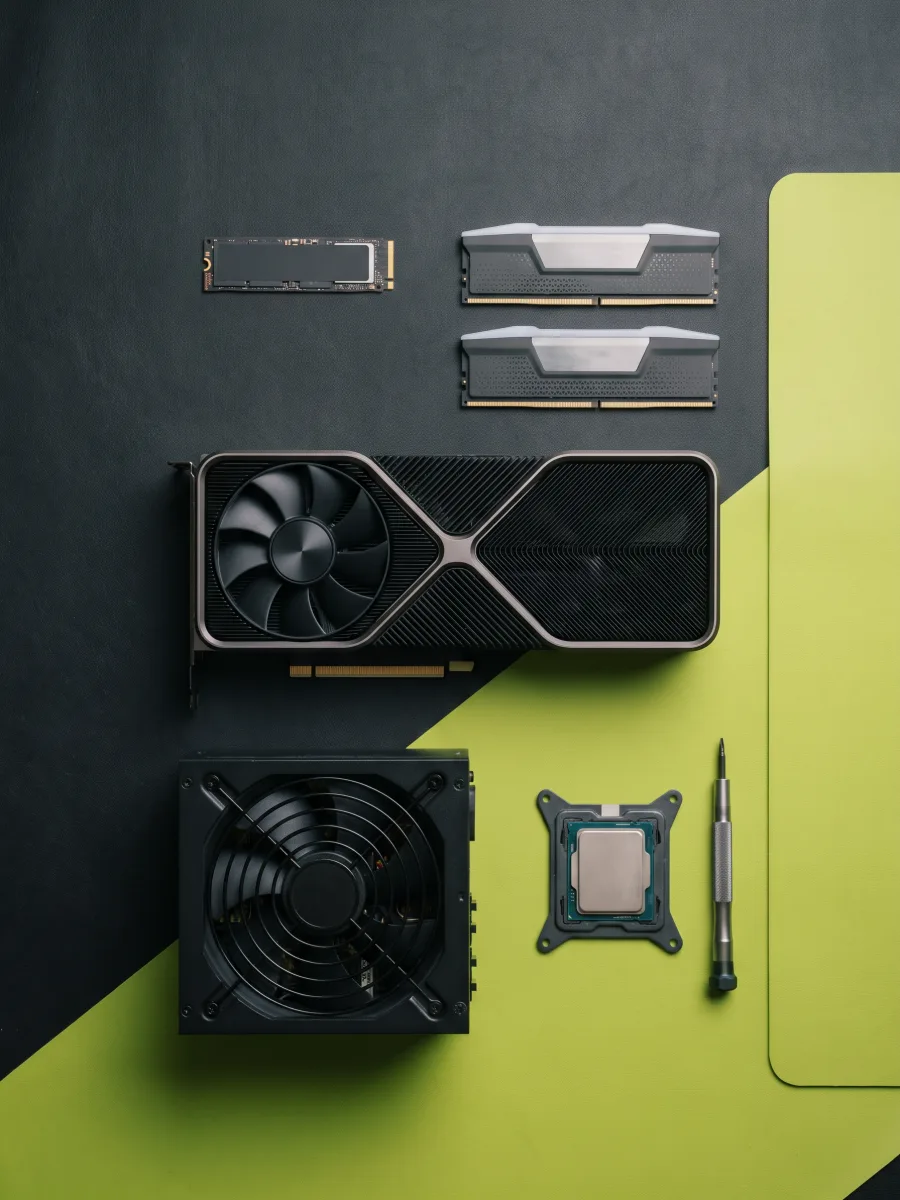 Componentes para upgrade: SSD, memória, placa de vídeo e processador